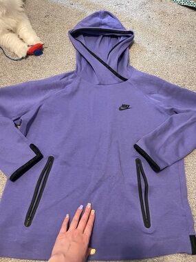Nike Purple Hoodie with Black Accents